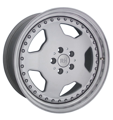 pneumatiky - 8.5x18 5x112 ET55 RH AB Topline silber silber Horn poliert prejezdy Rfky / Alu truck zimn Motocyklov zvody trhovisko