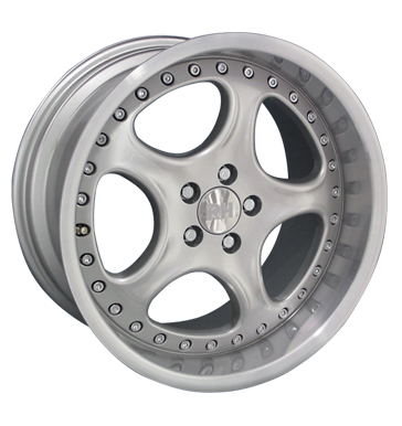 pneumatiky - 8.5x18 5x112 ET36 RH AG Cup silber silber Horn poliert Offroad Zimn 17.5 