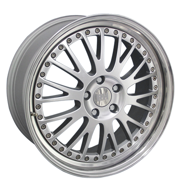 pneumatiky - 9x19 5x112 ET49 RH AN Crossline silber silber Horn hochgl. pol. Offroad cel rok Rfky / Alu psy korunn princ pneumatiky