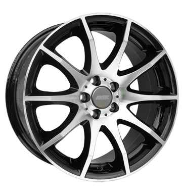 pneumatiky - 7.5x18 5x108 ET45 RH AR2 schwarz schwarz vollpoliert hardtops Rfky / Alu mastek designov antny Velkoobchod