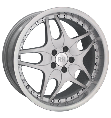 pneumatiky - 8x17 5x114.3 ET35 RH AR Doppelspeiche silber silber Horn poliert RC design Rfky / Alu dly na nkladn auta Motocyklov zvody Autodlna