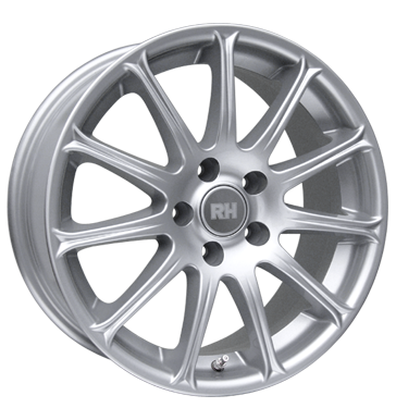 pneumatiky - 7.5x17 5x114.3 ET40 RH BB Snake silber silber lackiert Hamann Rfky / Alu vozk Barracuda pneu b2b