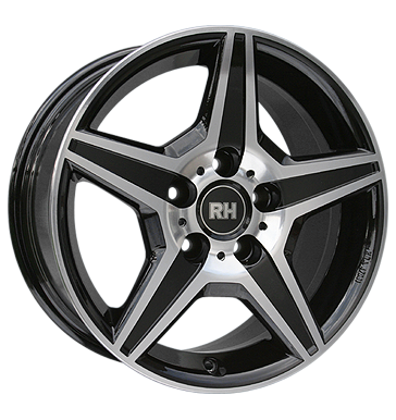 pneumatiky - 7.5x16 5x112 ET42 RH BC Star schwarz schwarz poliert motec Rfky / Alu Offroad cel rok AZEV Predaj pneumatk