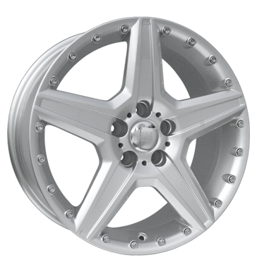 pneumatiky - 8x18 5x112 ET60 RH BC Star silber sportsilber lackiert renault Rfky / Alu zpad Alessio pneus