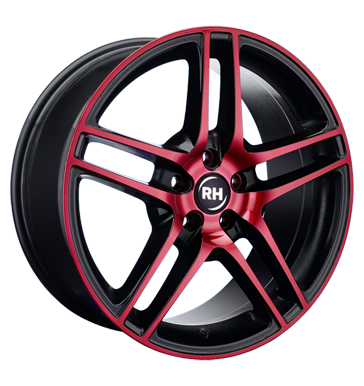 pneumatiky - 7.5x16 5x120 ET35 RH BE Twin rot color polished - red exkluzivn linka Rfky / Alu prejezdy antny vozidel pneu