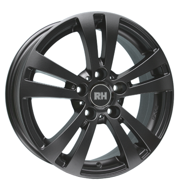 pneumatiky - 7.5x16 5x114.3 ET53 RH BG schwarz racing schwarz lackiert samolepc zvaz Rfky / Alu autodly USA Pce o automobil + drzba pneumatiky