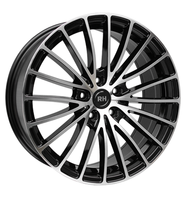 pneumatiky - 9.5x19 5x112 ET45 RH BM Multispoke schwarz schwarz vollpoliert myt oken Rfky / Alu nrad Prizpusoben & Performance pneumatiky