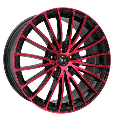 pneumatiky - 8x17 5x112 ET45 RH BM Multispoke rot color polished - red Chiptuning + Motor Tuning Rfky / Alu Truck lto od 17,5 