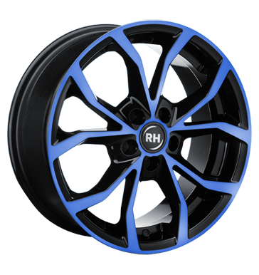 pneumatiky - 8x18 5x120 ET35 RH DF Energy blau color polished - blue Offroad Zimn 17.5 