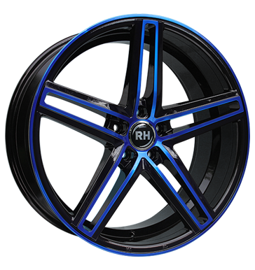 pneumatiky - 8.5x20 5x112 ET35 RH DG Evolution blau color polished - blue nepromokav odev Rfky / Alu bundy Letn Total kola ALU Hlinkov disky