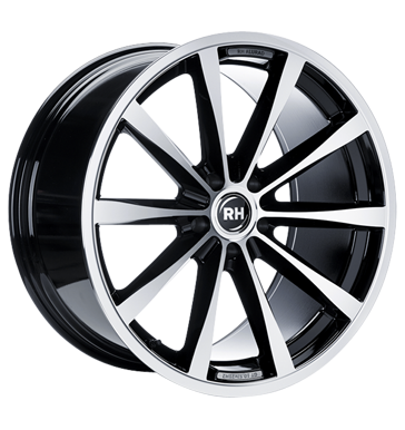 pneumatiky - 8x18 5x114.3 ET35 RH GT schwarz schwarz vollpoliert kalhoty Rfky / Alu pce o pneumatiky charakteristiky Autodlna