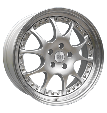 pneumatiky - 9x18 5x112 ET80 RH MK Dynamic silber silber Horn poliert Offroad lto od 17,5 