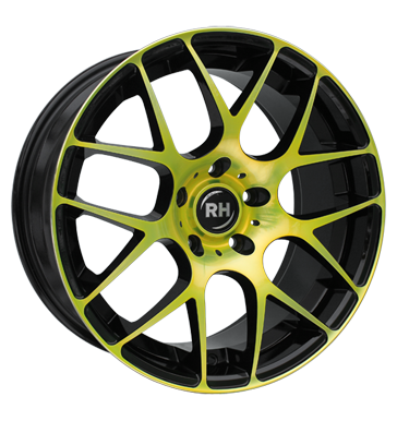 pneumatiky - 8.5x19 5x112 ET45 RH NBU Race gelb color polished - yellow Reparatursaetze Rfky / Alu trkolka Part MIGLIA pneumatiky