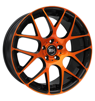pneumatiky - 9.5x19 5x112 ET45 RH NBU Race orange color polished - orange Lorinser Rfky / Alu kapaliny BAY Kola Hlinkov disky