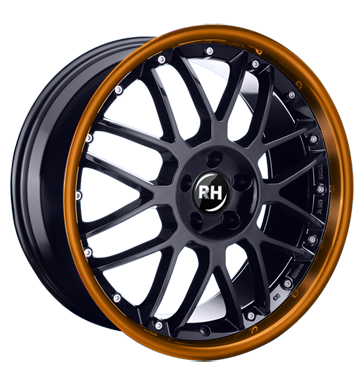 pneumatiky - 10x22 5x112 ET50 RH NF Crossline schwarz black-rim color polished - orange F-replika Rfky / Alu odpadn olej Interir / pylov filtr pneu b2b