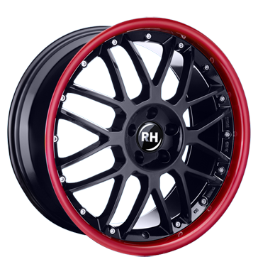 pneumatiky - 9x20 5x130 ET45 RH NF Crossline schwarz black-rim color polished - red Svetla + Lights Rfky / Alu Rucn merc prstroje + test kmh-Wheels Prodejce pneumatk