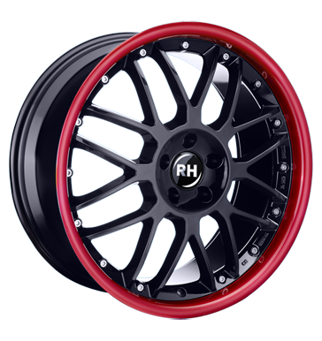 pneumatiky - 10x22 5x112 ET50 RH NF Crossline schwarz black-rim color polished - red nemrznouc smes Rfky / Alu Axxion EMOTION Autodlna