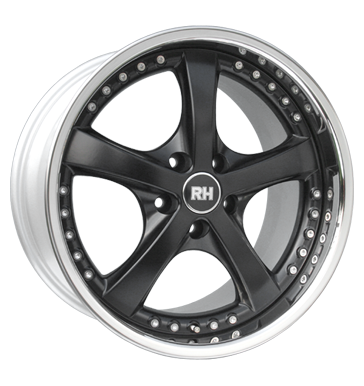 pneumatiky - 9.5x19 5x112 ET61 RH RAU Vesuv schwarz schwarz Horn Chrom truck lto Rfky / Alu MB-Italia prejezdy Velkoobchod