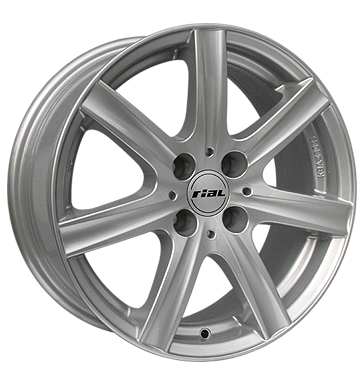 pneumatiky - 7x16 4x100 ET38 Rial Davos silber polar-silber hardtops Rfky / Alu bundy Inspekcn balky + stavebnice pneus