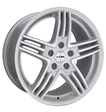 pneumatiky - 9.5x19 5x130 ET45 Rial Estoril silber silber Horn poliert pneumatick nrad Rfky / Alu ENZO zvodn auto pneumatiky