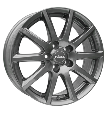 pneumatiky - 7.5x18 5x112 ET45 Rial Milano grau / anthrazit titanium palivo Rfky / Alu mikiny zesilovac pneumatiky