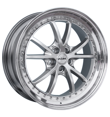 pneumatiky - 8.5x18 5x114.3 ET25 Rial Montreal Race silber sterlingsilber poliert Momo Rfky / Alu motocykl ostatn b2b pneu