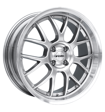 pneumatiky - 8x18 4x100 ET38 Rial Nogaro silber sterling-silber hornpoliert Tricka Rfky / Alu Sdrad autodly USA Predaj pneumatk