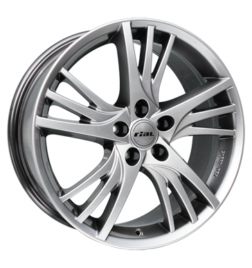 pneumatiky - 8.5x19 5x114.3 ET45 Rial Padua silber sterling-silber Lehk nkladn auto Winter od 17,5 