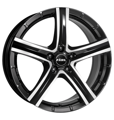 pneumatiky - 9.5x20 5x112 ET53 Rial Quinto schwarz diamant-schwarz frontpoliert Offroad cel rok Rfky / Alu charakteristiky Baro Autodlna