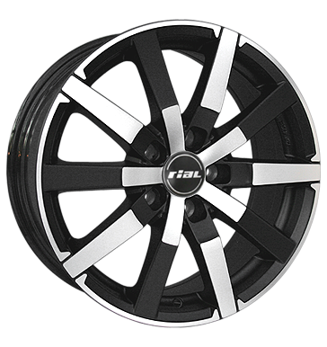 pneumatiky - 7.5x17 5x114.3 ET47 Rial Trenta schwarz racing-schwarz frontpoliert kmh-Wheels Rfky / Alu kompletnch systmu recnk trhovisko