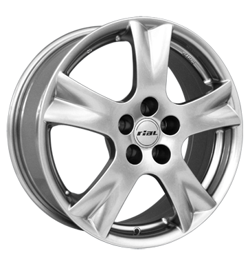 pneumatiky - 7x16 5x112 ET38 Rial Trigon silber sterlingsilber Borbet Rfky / Alu Rim luzka (nhradn dly) auto Hlinkov disky