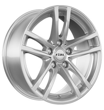 pneumatiky - 7.5x17 5x120 ET43 Rial X10 silber polar-silber prumyslov pneumatiky Rfky / Alu Autordio Rarity Alessio pneumatiky