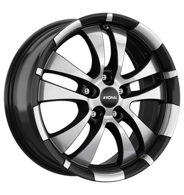 pneumatiky - 7.5x17 5x105 ET42 Ronal R59 schwarz jetblack-frontkopiert Motorsport Rfky / Alu Prslusenstv a literatura Rucn merc prstroje + test pneu b2b