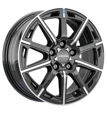 pneumatiky - 6.5x16 5x114.3 ET45 Ronal R60-blue schwarz jetblack-frontkopiert ETA BETA Rfky / Alu VOLKSWAGEN elektrick spotrebice pneumatiky