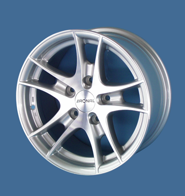 pneumatiky - 8x17 5x100 ET27 Ronal LV silber silber frontkopiert Wheelworld Rfky / Alu Vyloucen rucn vozk disky