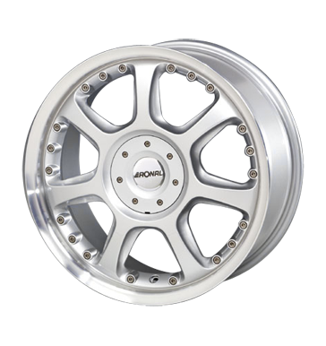 pneumatiky - 8.5x18 5x112 ET35 Ronal R40 silber silber Horn poliert Pce o automobil + drzba Rfky / Alu Offroad Mud Terrain extender ventil / drzk pneus