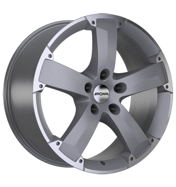 pneumatiky - 8x18 5x98 ET35 Ronal R47 grau / anthrazit titan-hornkopiert Offroad cel rok od 17,5 