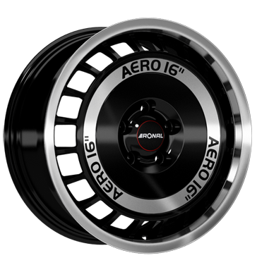 pneumatiky - 7.5x16 5x112 ET38 Ronal R50 AERO schwarz schwarz-frontkopiert UNION Rfky / Alu Kola / ocel Proline Kola pneus
