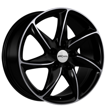 pneumatiky - 7x16 5x120 ET35 Ronal R51 schwarz jetblack-frontkopiert denn Rfky / Alu GS-Wheels exkluzivn linka Prodejce pneumatk