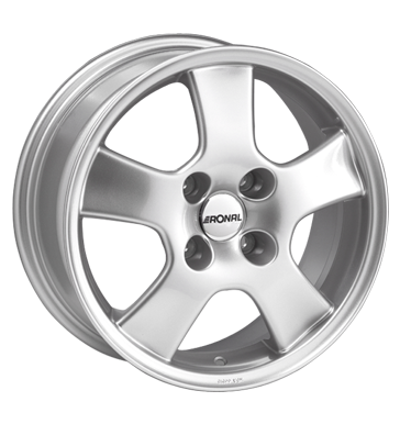 pneumatiky - 6x15 4x100 ET38 Ronal R7 silber kristallsilber KING Rfky / Alu Auto-Tuning + styling Pce o automobil + drzba Autodlna