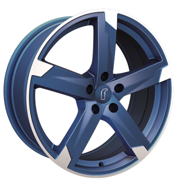 pneumatiky - 8x19 5x120 ET35 Rondell 01RZ blau metallic blau matt poliert kombinza Rfky / Alu OXIGIN Rim luzka (nhradn dly) pneu