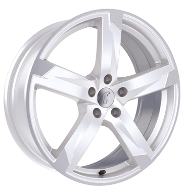 pneumatiky - 8x18 5x120 ET33 Rondell 01RZ weiss racing weiY poliert charakteristiky Rfky / Alu Alutec prves disky