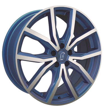 pneumatiky - 8x17 5x112 ET48 Rondell 02RZ blau metallic blau matt poliert zpad Rfky / Alu Offroad letn extender ventil / drzk trhovisko