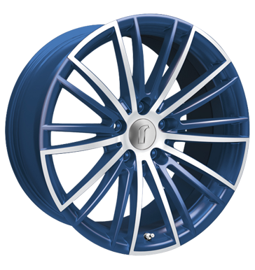 pneumatiky - 8.5x19 5x114.3 ET35 Rondell 08RZ blau metallic blau matt poliert Drkov / Kosile Rfky / Alu speciln nstroj ALLESIO Predaj pneumatk