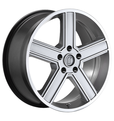 pneumatiky - 8.5x18 5x112 ET50 Rondell 0211 silber hyper silver Csti Quad Rfky / Alu AZEV Americk vozy pneus