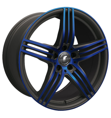 pneumatiky - 9.5x19 5x120 ET39 Rondell 0217 Elpho mehrfarbig black glossy blue elpho pol. Kondenztory + Equalizer Rfky / Alu autodly USA prumyslov pneumatiky velkoobchod s pneumatikami
