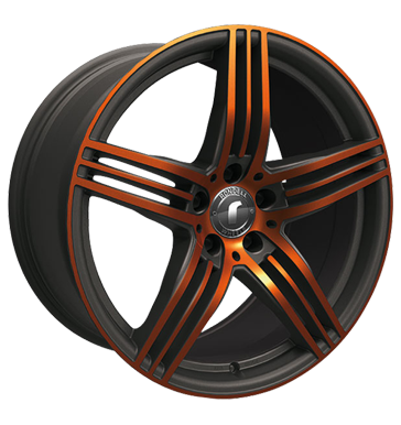 pneumatiky - 8.5x19 5x112 ET32 Rondell 0217 Elpho mehrfarbig black glossy orange elpho pol. Auto Tool Karoserie Rfky / Alu rucn nrad Truck Winter od 17,5 