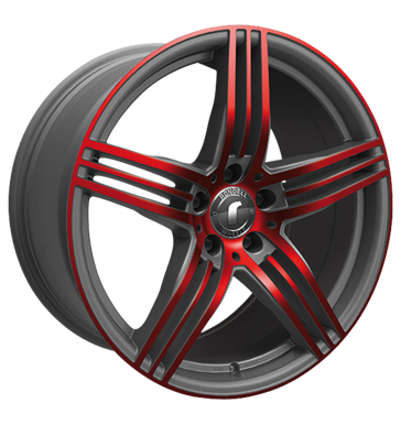 pneumatiky - 9.5x19 5x112 ET33 Rondell 0217 Elpho mehrfarbig grey glossy red elpho pol. Americk vozy Rfky / Alu designov antny neprirazen kategorie produktu pneumatiky