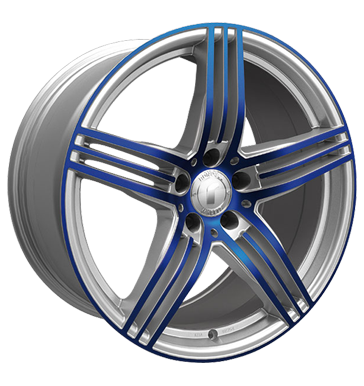pneumatiky - 9.5x19 5x120 ET39 Rondell 0217 Elpho silber silver glossy blue elpho pol. motec Rfky / Alu Hlinkov kola s pneumatikami Sportluftfilter Autodlna