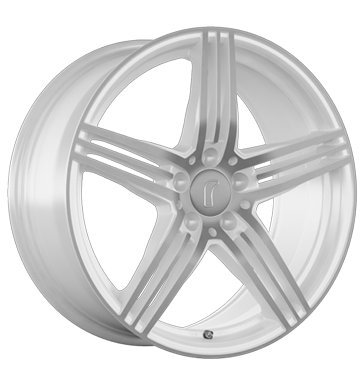 pneumatiky - 9.5x19 5x112 ET45 Rondell 0217 weiss white full face polish Stars 2 roky Rfky / Alu autodly USA MIGLIA trhovisko